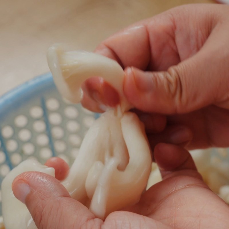 Bước 1 Sơ chế nấm bào ngư sạch sẽ Nấm chiên bột