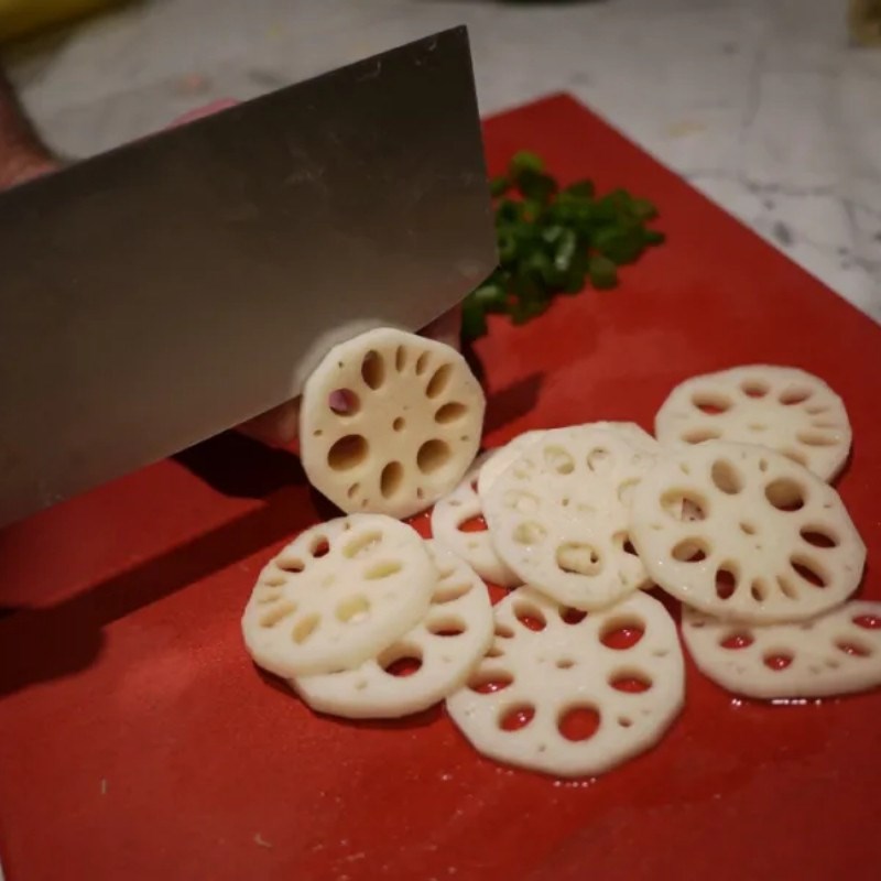 Bước 2 Sơ chế rau củ Tempura rau củ