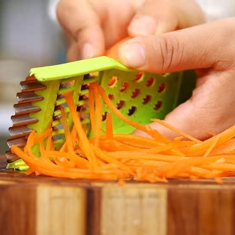 Bước 1 Sơ chế rau củ và tỏi ớt băm nhỏ Miến trộn thập cẩm