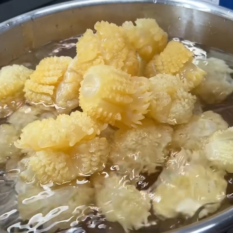 Bước 1 Sơ chế Sứa đạn giòn ngon, không mặn sứa đạn sốt thái