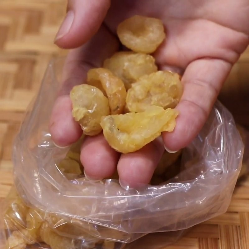 Bước 1 Sơ chế tuyết giáp chè tuyết giáp