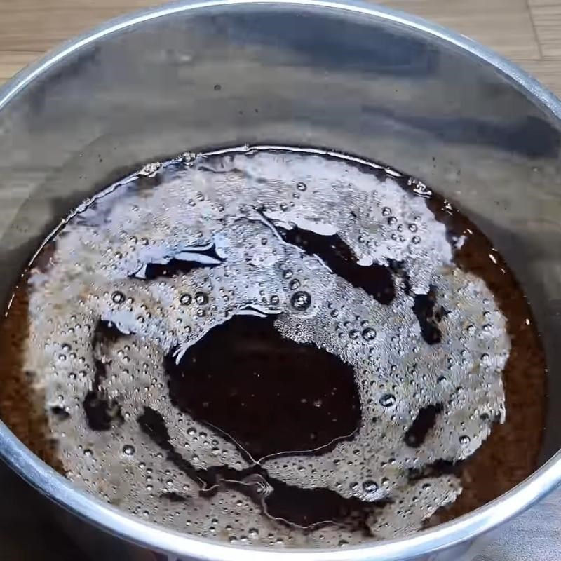 Bước 1 Sơ chế và ngâm thạch sương sáo Cà phê sữa tươi sương sáo