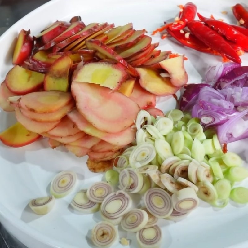 Bước 2 Tẩm ướp chân giò giả cầy Giò heo nấu giả cầy miền bắc