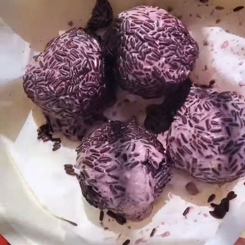 Bước 5 Tạo hình xôi khúc gạo lứt và hấp xôi Xôi gạo lứt