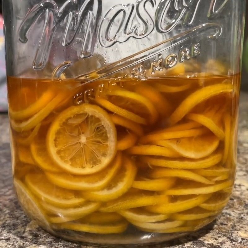 Bước 4 Thành phẩm Chanh muối cắt lát