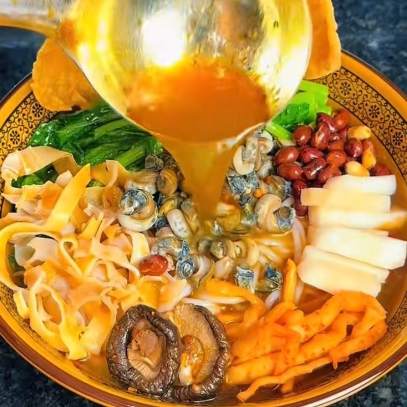 Bước 6 Thành phẩm bún ốc liễu châu