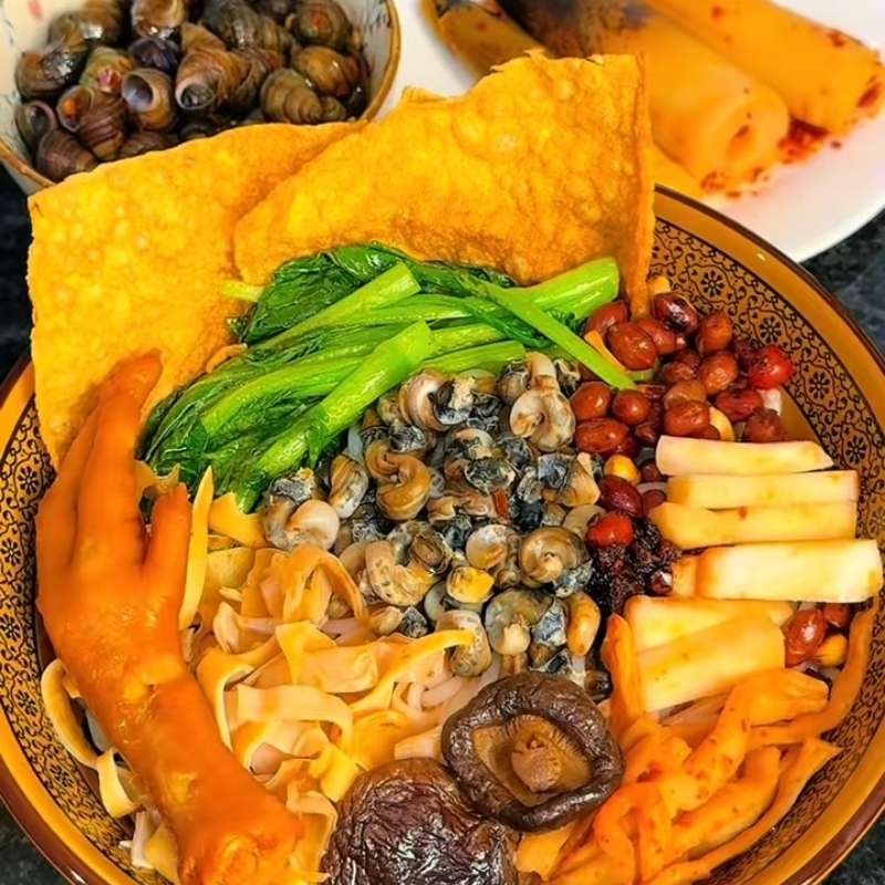 Bước 6 Thành phẩm bún ốc liễu châu