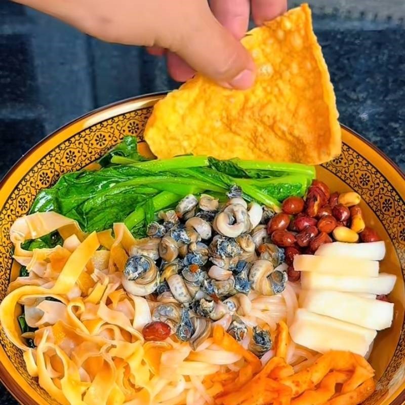 Bước 6 Thành phẩm bún ốc liễu châu