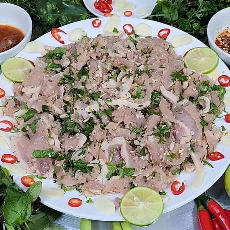 Bước 5 Thành phẩm Thịt lợn tái chanh