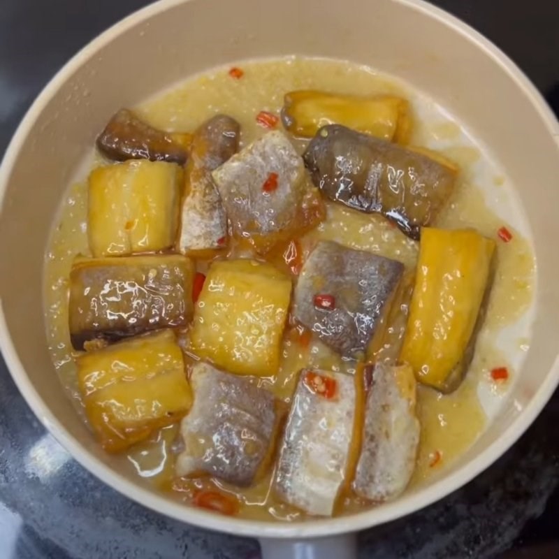 Bước 4 Thành phẩm Khô cá dứa chiên giấm đường