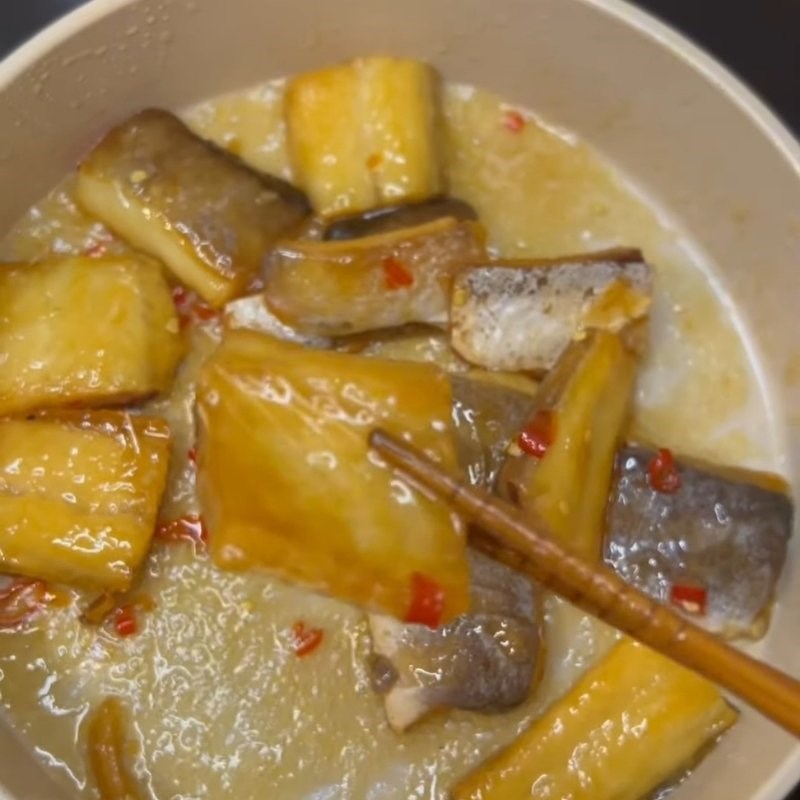 Bước 4 Thành phẩm Khô cá dứa chiên giấm đường