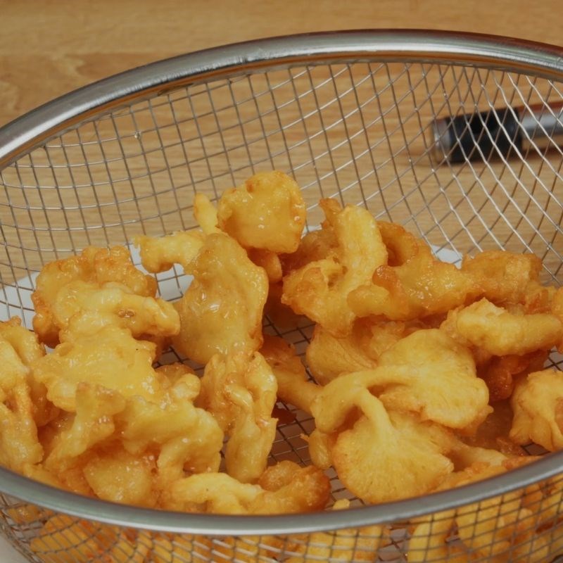 Bước 4 Thành phẩm Nấm chiên bột