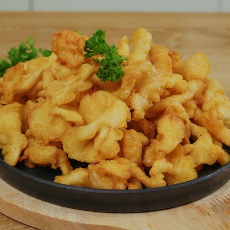 Bước 4 Thành phẩm Nấm chiên bột