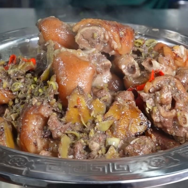 Bước 5 Thành phẩm Giò heo nấu giả cầy miền bắc