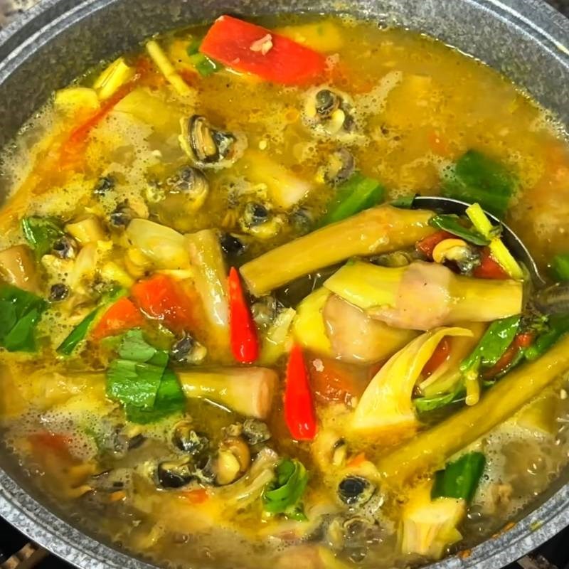 Bước 5 Thành phẩm Bồng khoai nấu ốc