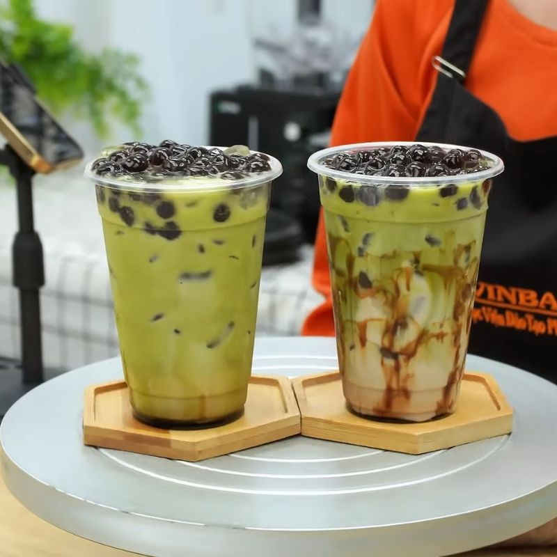 Bước 5 Thành phẩm trà sữa matcha trân châu