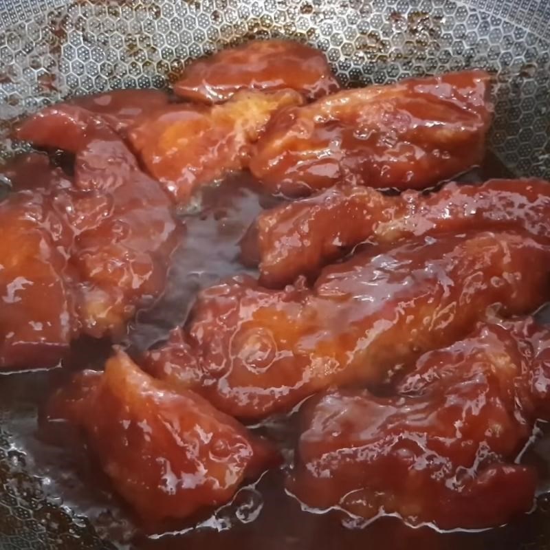 Bước 4 Thành phẩm Thịt xá xíu ướp bằng gói gia vị Cholimex