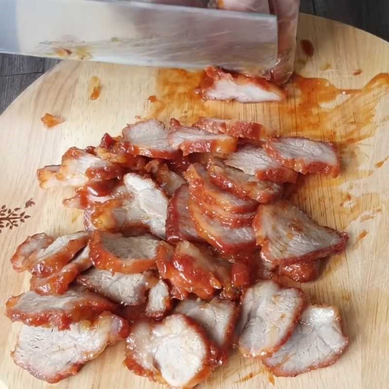 Bước 4 Thành phẩm Thịt xá xíu ướp bằng gói gia vị Cholimex