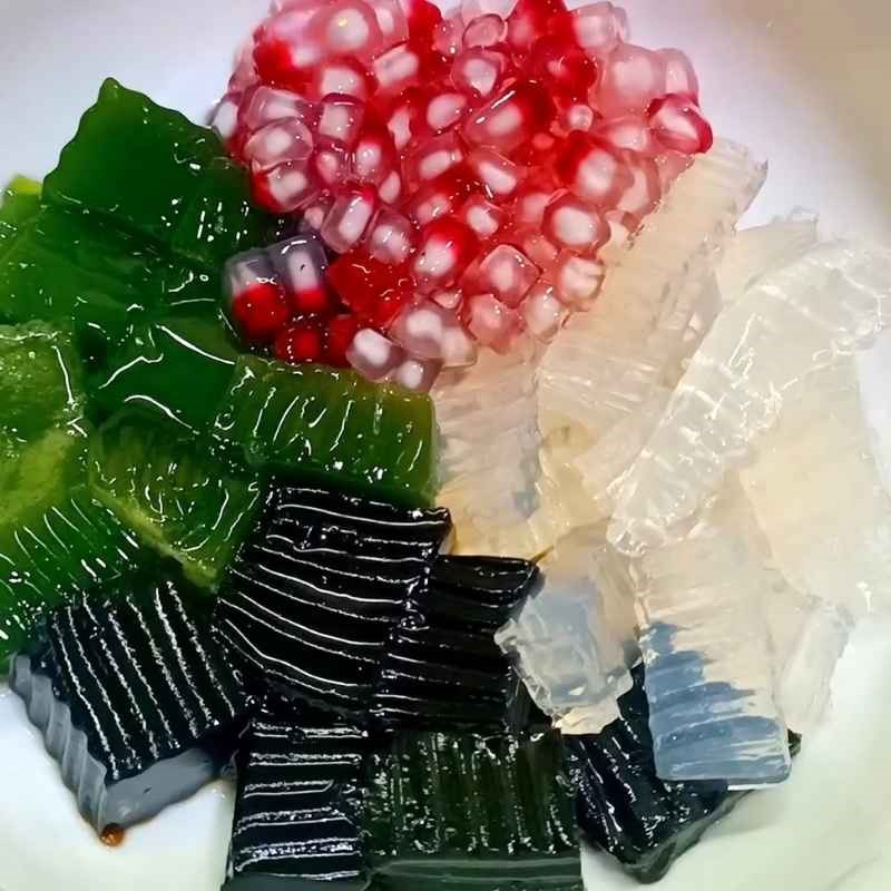 Bước 7 Thành phẩm Chè xoa xoa hạt lựu