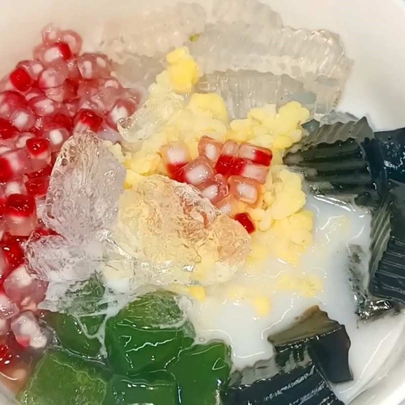 Bước 7 Thành phẩm Chè xoa xoa hạt lựu