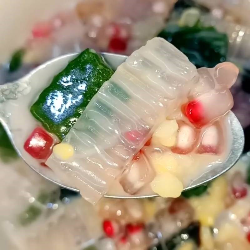 Bước 7 Thành phẩm Chè xoa xoa hạt lựu