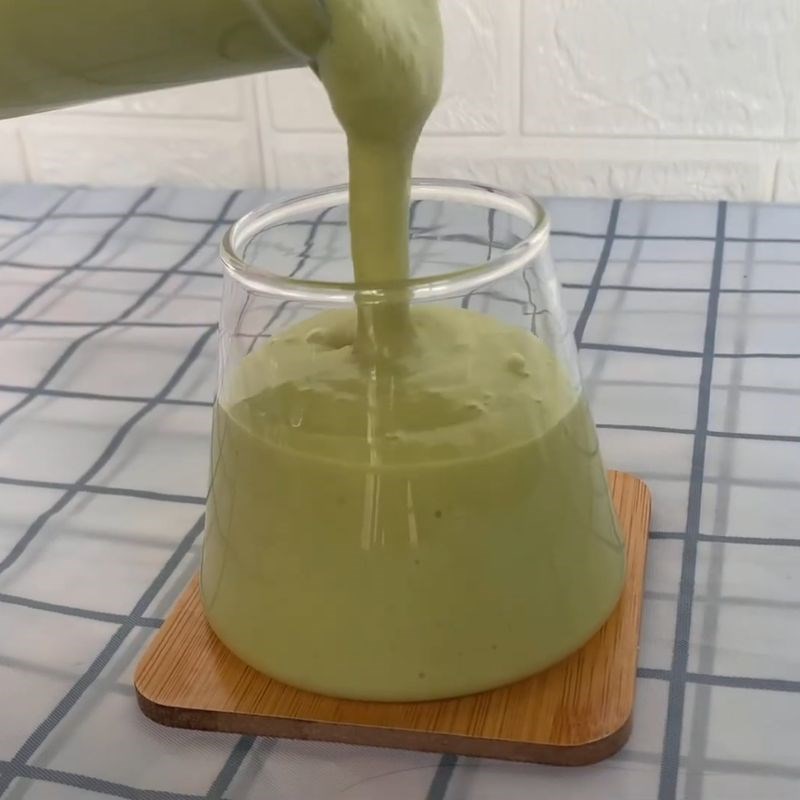 Bước 4 Thành phẩm sinh tố bơ chuối