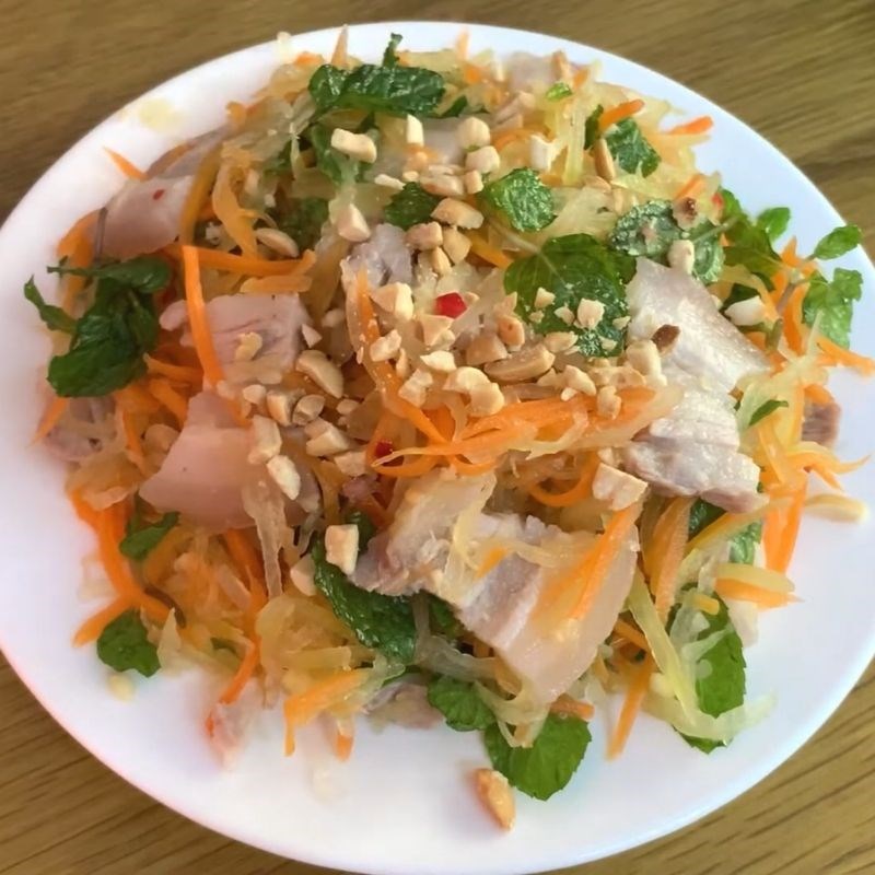 Bước 6 Thành phẩm Nộm bí xanh