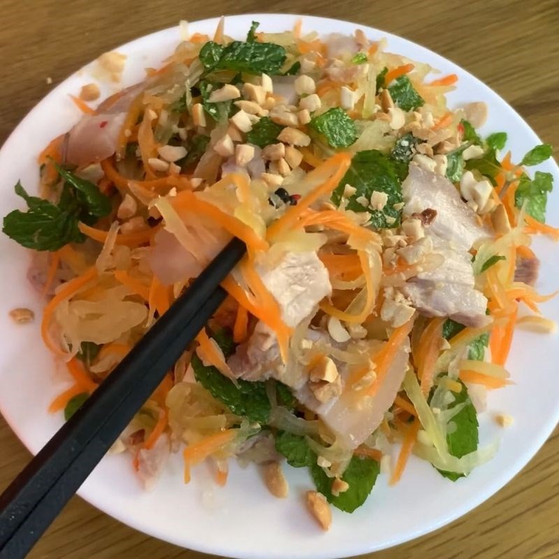 Bước 6 Thành phẩm Nộm bí xanh