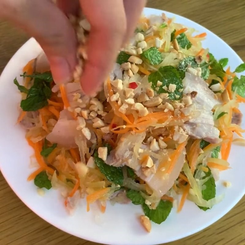 Bước 6 Thành phẩm Nộm bí xanh