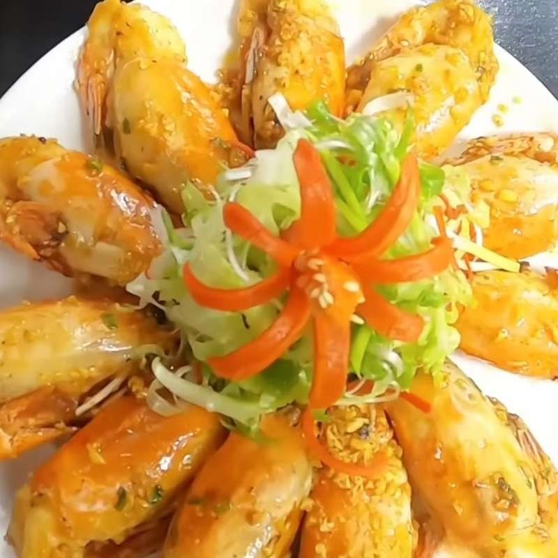Bước 5 Thành phẩm Tôm càng cháy tỏi