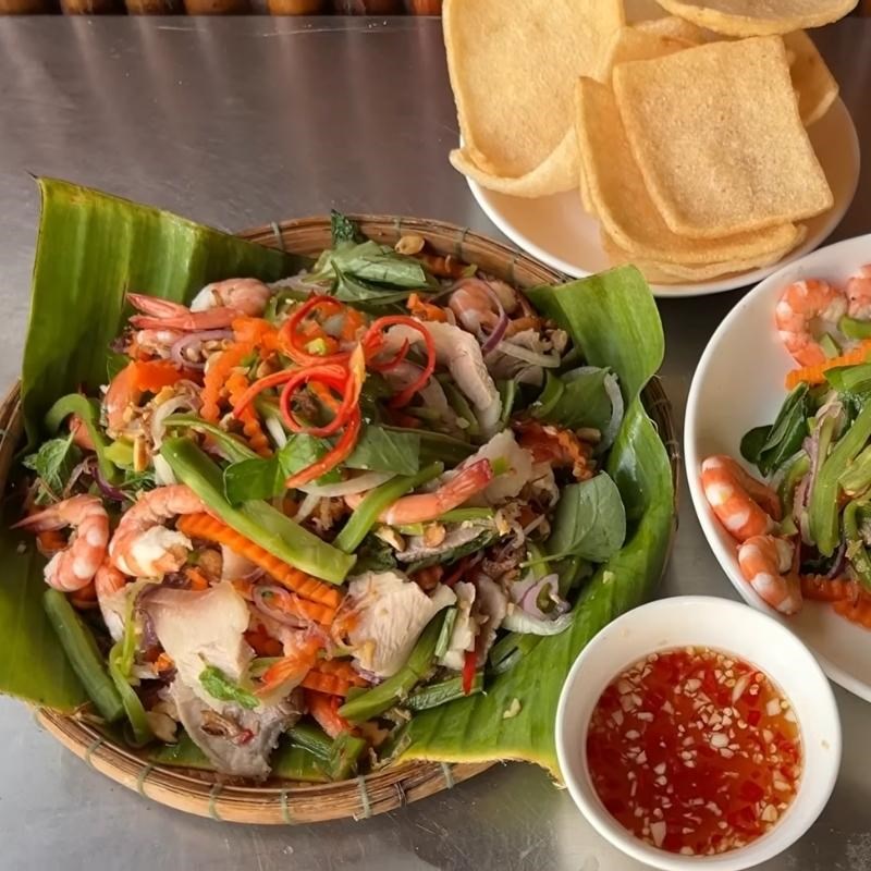 Bước 8 Thành phẩm Gỏi rau tiến vua tôm thịt