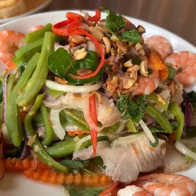 Bước 8 Thành phẩm Gỏi rau tiến vua tôm thịt