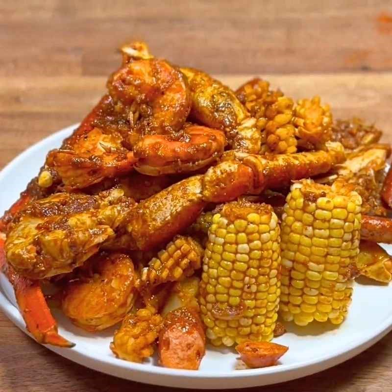 Bước 5 Thành phẩm Hải sản sốt cajun