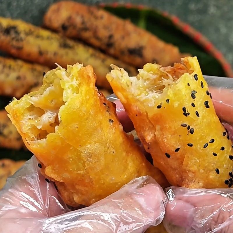 Bước 5 Thành phẩm Bánh chuối chiên phồng ruột