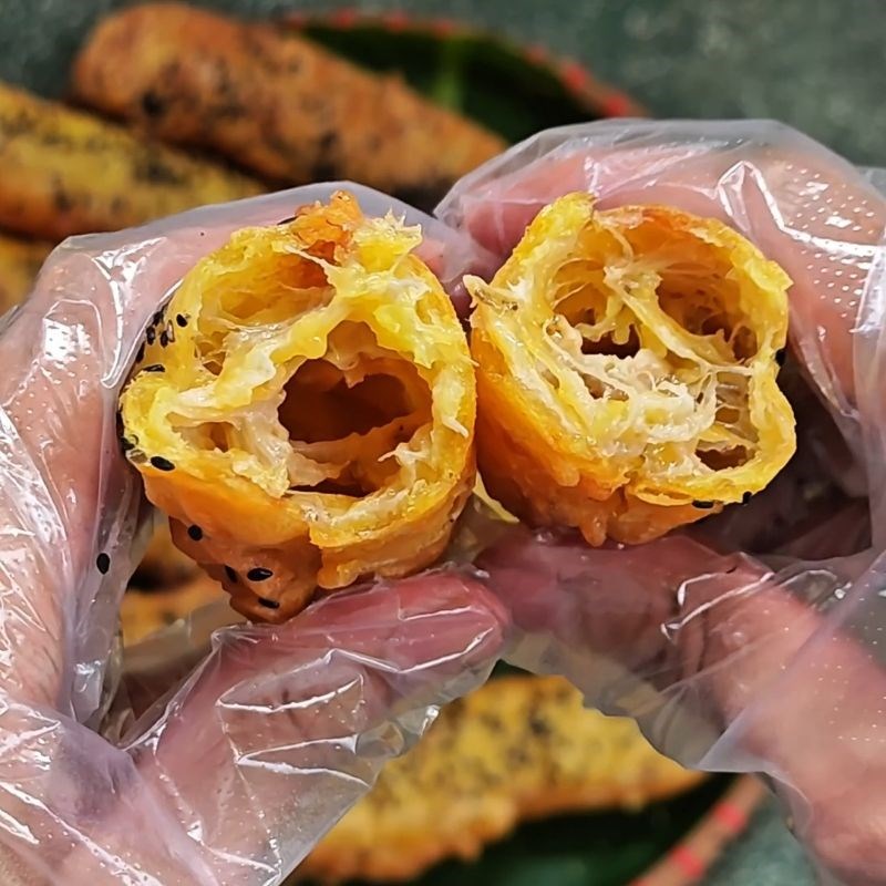 Bước 5 Thành phẩm Bánh chuối chiên phồng ruột