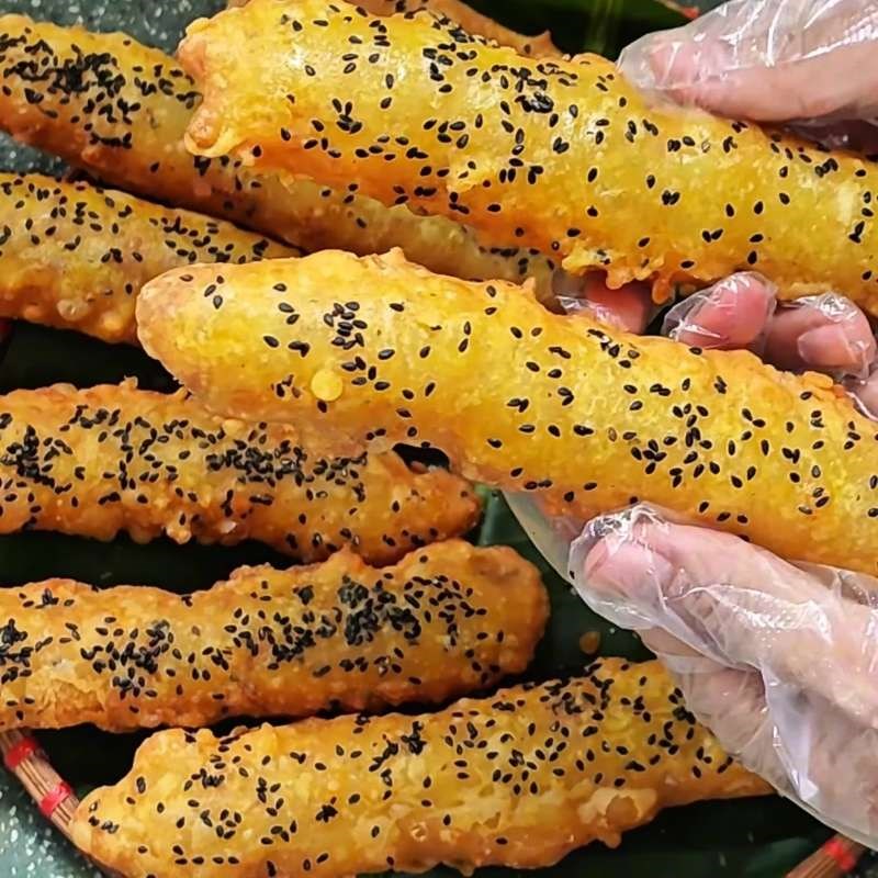 Bước 5 Thành phẩm Bánh chuối chiên phồng ruột