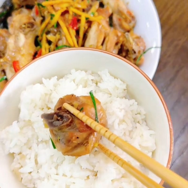 Bước 4 Thành phẩm Gà xào gừng sả