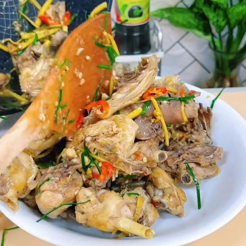 Bước 4 Thành phẩm Gà xào gừng sả