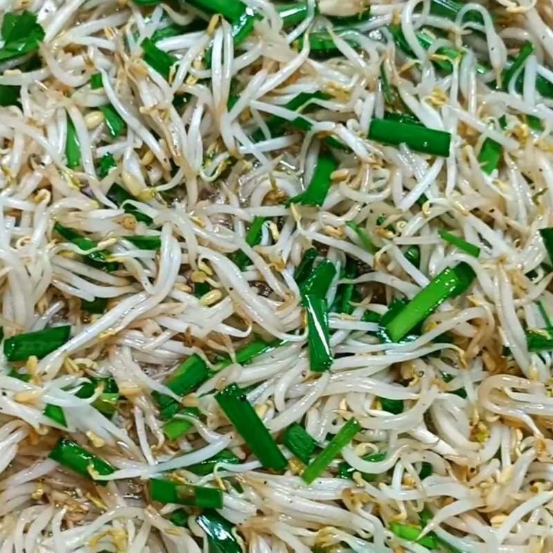 Bước 5 Thành phẩm giá xào hẹ