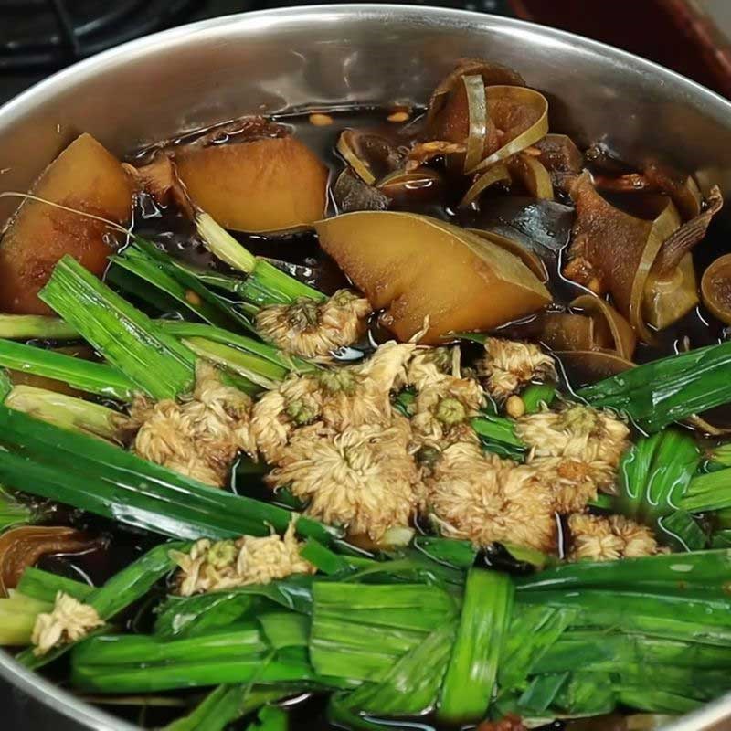 Bước 4 Thêm hương và nêm đường nước sâm bí đao