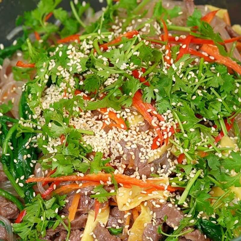 Bước 5 Trộn miến thập cẩm Miến trộn thập cẩm