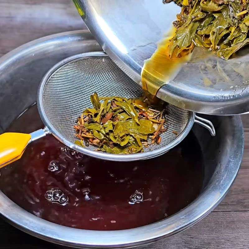 Bước 1 Ủ trà thơm ngon chuẩn vị trà tắc để bán