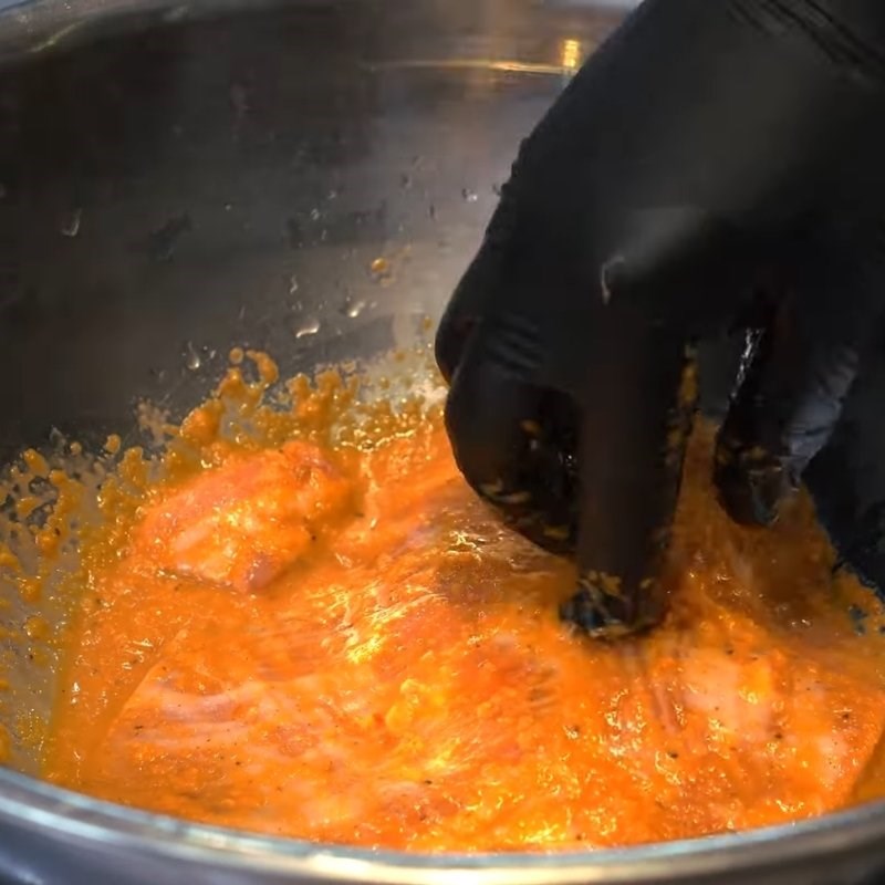 Bước 2 Ướp thịt nọng heo nướng Nọng heo nướng