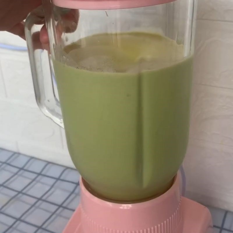 Bước 3 Xay sinh tố bơ chuối sinh tố bơ chuối