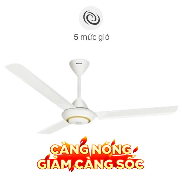 Quạt trần Panasonic 3 cánh F-60MZ2 66W