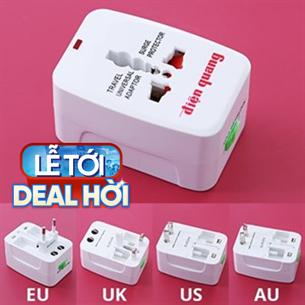 Adapter du lịch Điện Quang TV-01