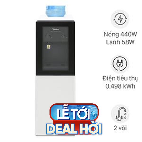 Cây nước nóng lạnh Midea YD1518S-X 498W