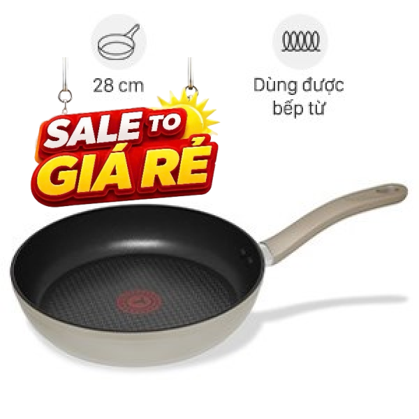 Chảo nhôm chống dính đáy từ Tefal H9100614