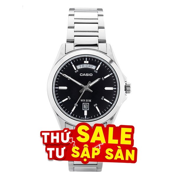CASIO Timeless 40 mm Nam MTP-1370D-1A1VDF