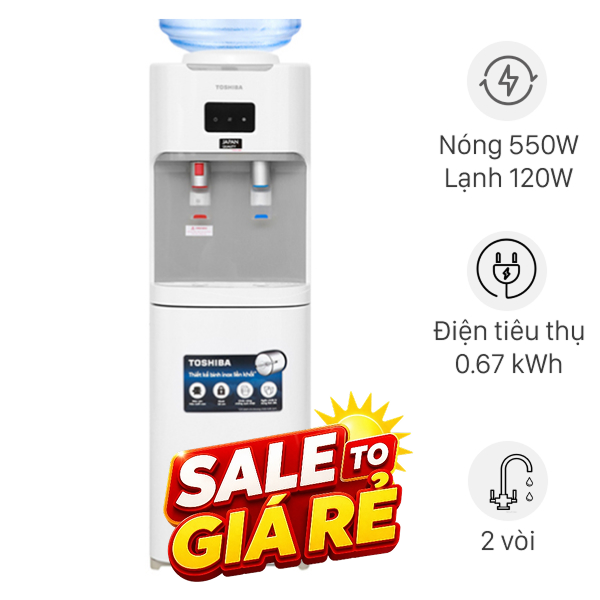 Cây nước nóng lạnh Toshiba RWF-W1664TV(W1) 670W